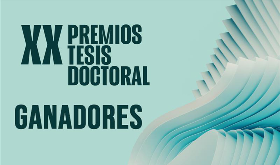Detalle de la imagen promocional de la vigésima edición de los Premios Tesis Doctoral de la Fundación Centra.